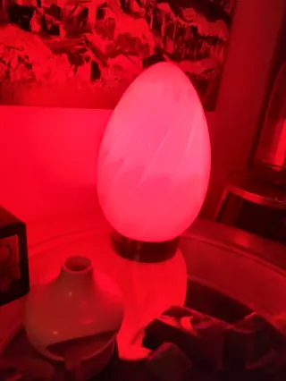 Lámpara Huevo Murano Vidrio