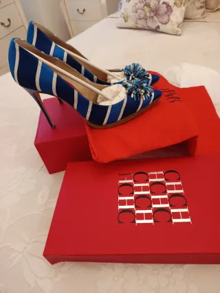 Zapatos Carolina Herrera Rojos