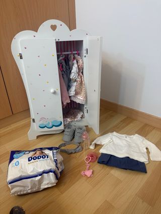 Armario Ropa Muñeca Reborn 46cm