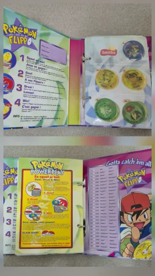Álbum Flippo Pokémon Completo 74/74