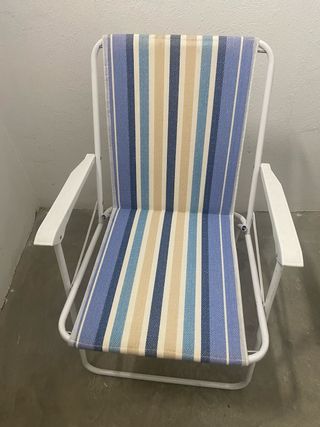 Silla de Playa Plegable Rayas