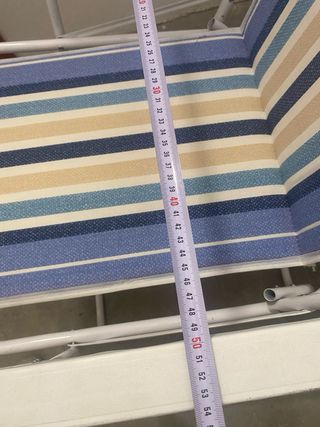 Silla de Playa Plegable Rayas