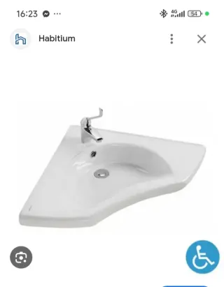 Lavabo adaptado sanidusa new care.