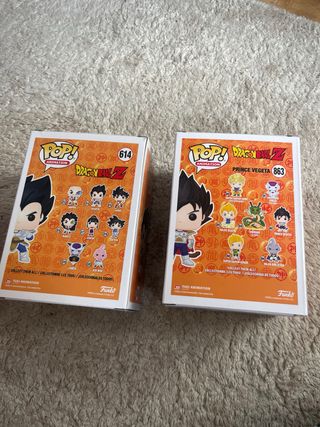 Funko Pop Dragon Ball Z Vegeta 614 y 863