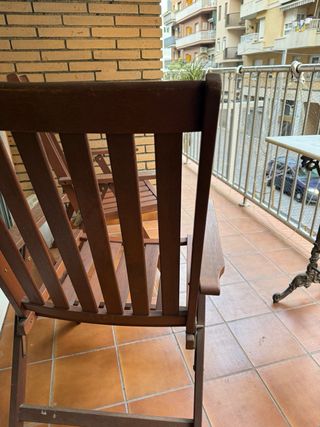 Pack 2 Sillas Madera Exterior Plegables