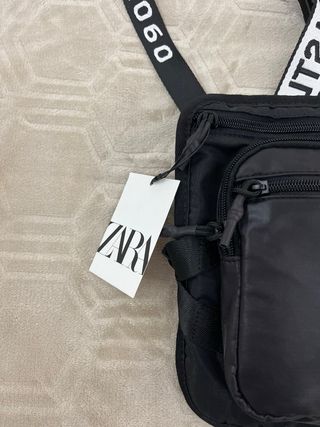 Bolso Zara Negro Tirantes