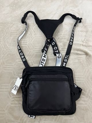 Bolso Zara Negro Tirantes