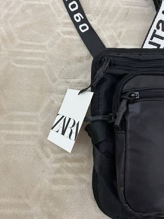 Bolso Zara Negro Tirantes