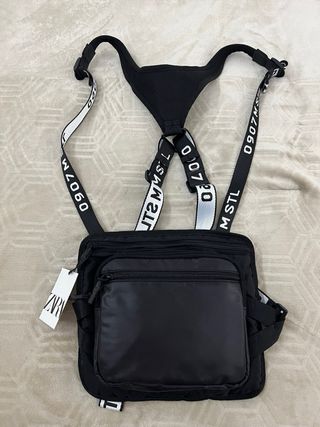 Bolso Zara Negro Tirantes