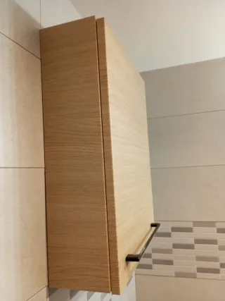 Mueble de baño madera y metal