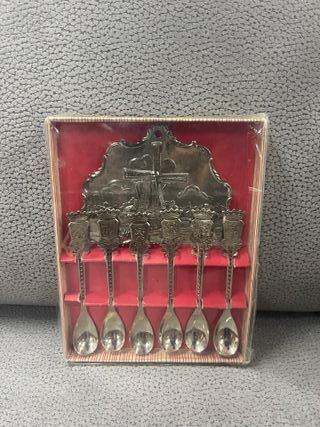 Set di cucchiaini souvenir Paesi Bassi vintage