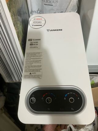 Calentador Junkers Gas butano 6L Blanco