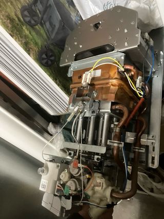 Calentador Junkers Gas butano 6L Blanco