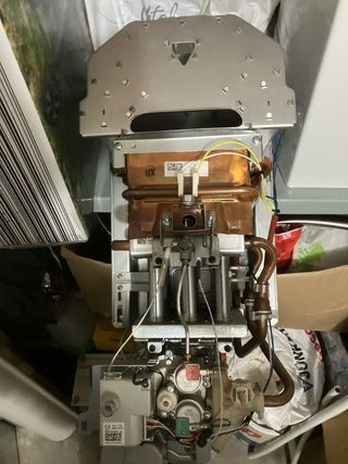 Calentador Junkers Gas butano 6L Blanco