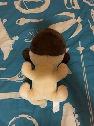 Peluche Perro Marrón y Blanco