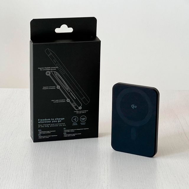 Power Bank Zens Slim Aluminium Qi2 5000 mAh