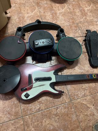 Guitar Hero PS3 Batería y Guitarra completo