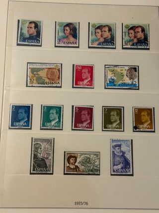 Álbum de sellos España 1975-1985