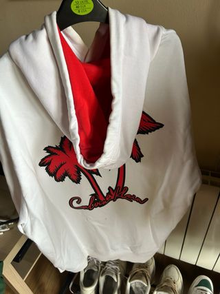 Sudadera Calvin Klein Blanca