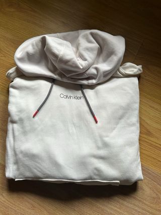 Sudadera Calvin Klein Blanca