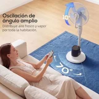 Ventilador Nebulizador 90W 70° 3 Vel