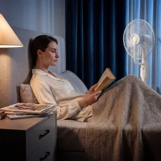 Ventilador Nebulizador 90W 70° 3 Vel