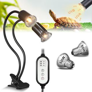 GlowUp Lampara Tortuga de Tierra con Temporizador,