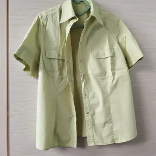 Camicia maniche corte Vestebene verde acido