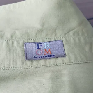 Camicia maniche corte Vestebene verde acido