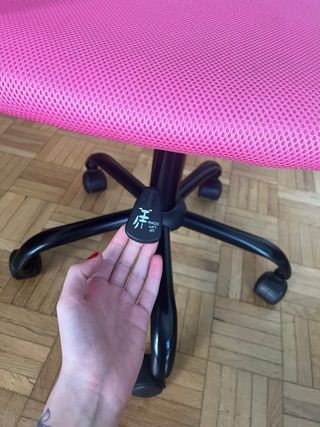 Silla de oficina rosa Ikea