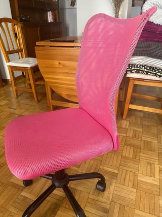 Silla de oficina rosa Ikea
