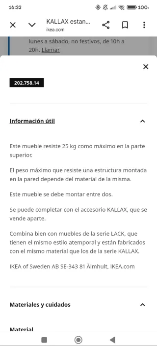 Estantería LACK IKEA Blanca