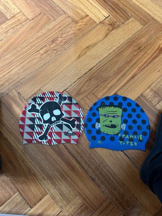 Pack 3 bañadores niño Turbo y 2 gorros