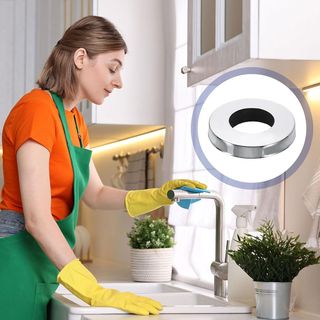 sourcing map 3 anillos de base de grifo, 1.6 x 0.8