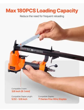 Grapadora Neumática VEVOR Calibre 22