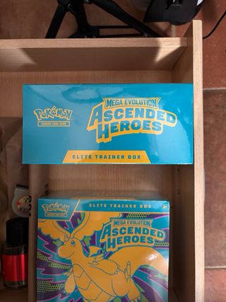 2x Pokemon ETB Ascended Heroes Sellado ENG