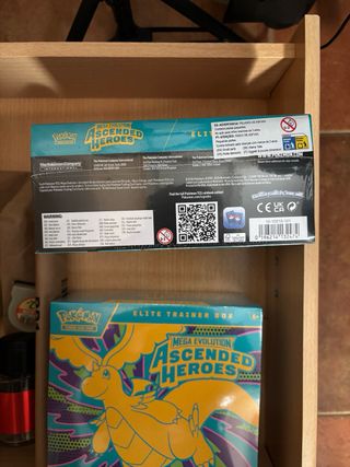 2x Pokemon ETB Ascended Heroes Sellado ENG
