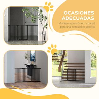 Barrera Seguridad Extensible 74-147,5x76,2cm Negro