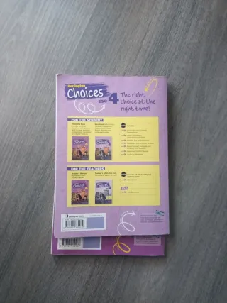 Libros choices cuarto de la ESO