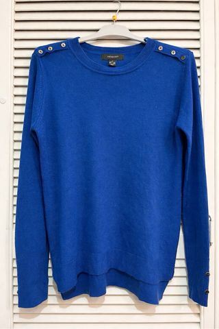 Jersey sueter azul fino botones Primark XS nuevo