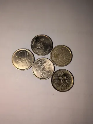 5 Monedas 5 Pesetas España