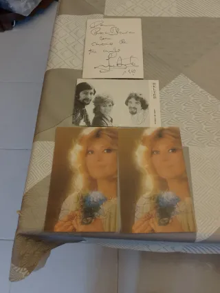 8 Postales Firmadas Artistas Varios