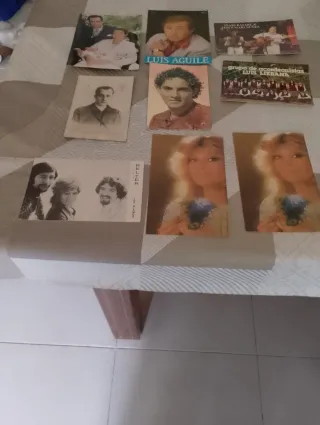 8 Postales Firmadas Artistas Varios