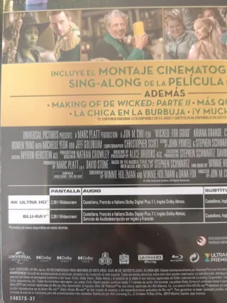 Wicked Parte II Steelbook 4K UHD + Blu-ray