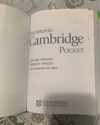 Diccionario Cambridge pocket