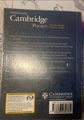 Diccionario Cambridge pocket