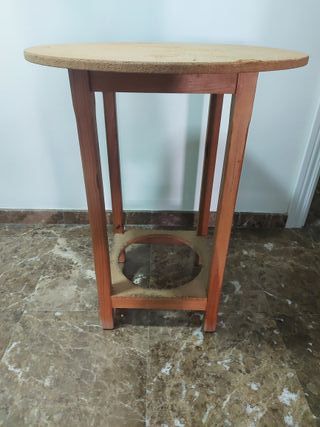 Mesa Camilla Pequeña Redonda 60cm Madera