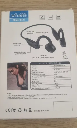 Auriculares Inalámbricos Deportivos IPX5