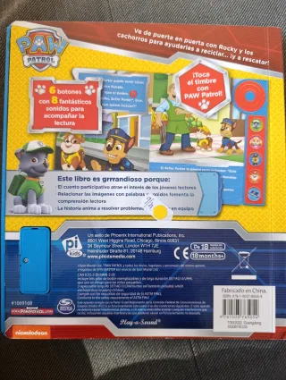 DING DONG, ES PAW PATROL. LIBRO Patrulla Canina