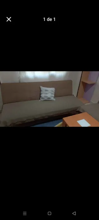 2 Sofás de 2 plazas tela beige/marrón